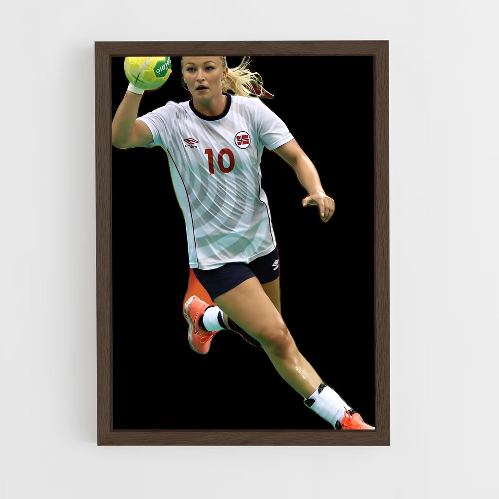 Poster Stine bredal – affiche Handball (vue 5)